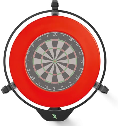 Winsport Scolia Home 2 Set mit Beleuchtung inkl. Surround, automatisches Zählsystem für Dartscheibe, Autoscoring für Dartboard mit Onlinefunktion, Digital Dart Scorer, Spielstandanzeige, Anzeigetafel