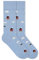 von Jungfeld - 1er Set Motiv Socken mit Snow Storm Icon - Bunte Socken in Gr.35-38