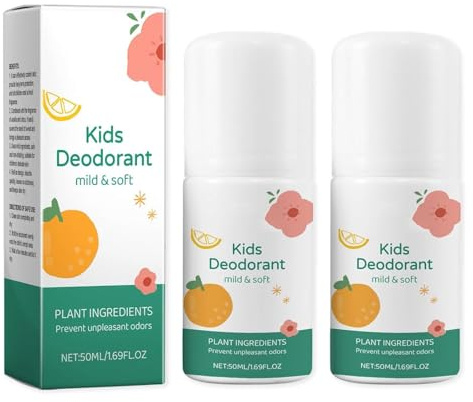 50 ml Natürliches Deodorant,Körperdeodorant,Haut schützen, Geschenkset für Kinder und Jugendliche,Trockene Haut Verhindern, Frischer und Angenehmer Natürlicher (2)
