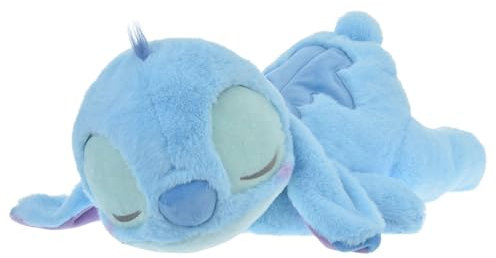 Disney Store Official Grande Peluche Stitch endormi, Lilo & Stitch, 50 cm/20, Peluche Alien Bleu, Convient dès la Naissance, adapté à Tous Les âges