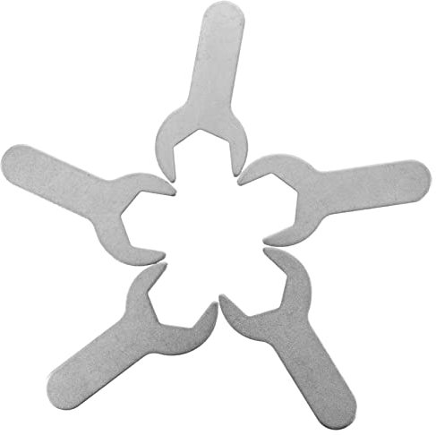 Holibanna 5pcs Gas Bottle Regulator Wrench Multifunctional Wrench Tool Spanners for Home Use Camping Stove Gas Canisters Valves Spanner Removal Propane