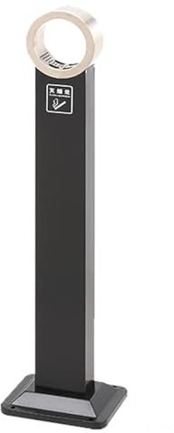 Cendrier Extérieur sur Pied en Acier Inoxydable - Vertical avec Serrure, Résistant au Vent pour Cigarettes - pour Terrasse, Bar, Hôtel et Jardin - Poubelle à Cendres sans Fumée