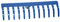 Rastrello 16 denti in acciaio â€“ Tipo pesante â€“ senza manico â€“ Misura 410 mm