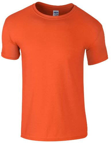 Gildan Childrens Unisex Soft Style T-Shirt (L) (Orange)