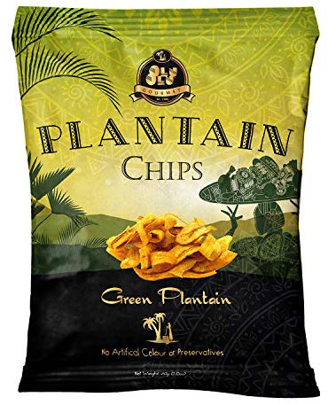 Olu Olu 100% Natual Green Plantain Chips 60g (Box of 24)