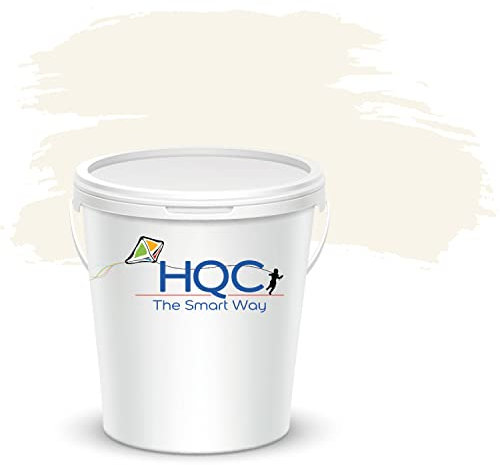 HQC Weather Shield Smooth Masonry Paint | 5L in 30+ Colours | Storm Proof, Scrub Resistance & Waterproof | Weatherproof Technology Designed with Acrylic Resin for Ultimate Protection Ivory