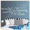 Wandora G003 Spruch Nimm dir Zeit zum Träumen I schwarz (BxH) 135 x 41 cm I Sterne Schlafzimmer Aufkleber selbstklebend Wandaufkleber Wandsticker