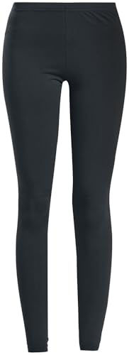 RED by EMP Damen Schwarze Basic Leggings mit Gummizug 3XL