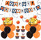 JOYMEMO Basketball Party Supplies mit Hängend Spirale Dekor，Happy Birthday Banner und Basketball Folienballons Geburtstagstorte Topper Set for Sport Mottoparty, Jungen und Basketballfans