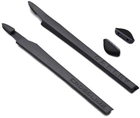 SOODASE Gris Kit de goma de silicona Earsocks de repuesto Para Oakley Crosslink Gafas de sol