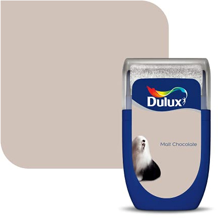 Dulux Walls & Ceilings Tester Paint, Malt Chocolate, 30 ml