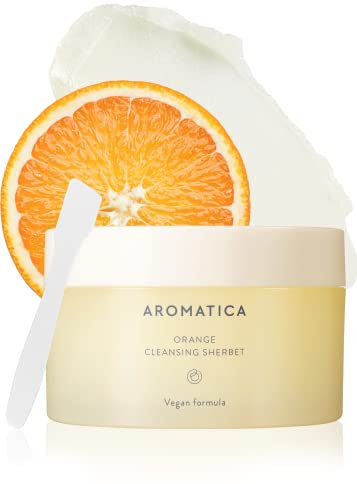 AROMATICA Orangen-Reinigungssherbet 150g - Make-up Entferner Balsam - schmelzt hartnäckige Unreinheiten