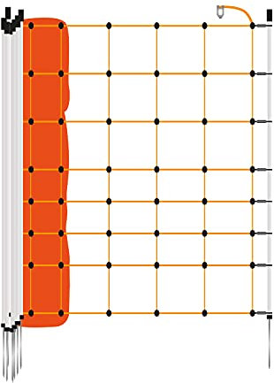 Gallagher Schafnetz/Schafzaun - 50 m / 90 cm Einzelspitze (rot/weiß)