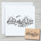 NEWSTAMPS Stempel Merry Christmas 07 Motivstempel aus Holz & Gummi zum Karten und Geschenke basteln, Holzstempel für Weihnachten, Weihnachtskarte, Advent, Scrapbook, Textilstempel, Deko, Freunde