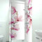 DRUCK-EXPERT Premium Duschrückwand 0,4 mm selbstklebendes Hart-PVC, Größe:2 x B 103 x H 240 cm Hochformat, Muster:Magnolien Zweig