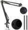 Sunmon Support de micro Snowball iCE avec filtre anti-pop Compatible avec microphone USB Blue Snowball Ice avec manchon de câble
