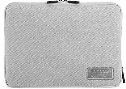 aiino Stark Sleeve Custodia Borsa MacBook 13, Sleeve Morbida per Computer 13, Custodia Neoprene Antiurto e Antigraffio, Custodia Morbida Laptop 13,Protezione Completa, Qualità Italiana-Ice Grey