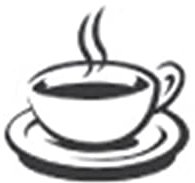 Loyalty Card Self Inking Stamp - Coffee Cup - with Spare Replacement Ink pad Included