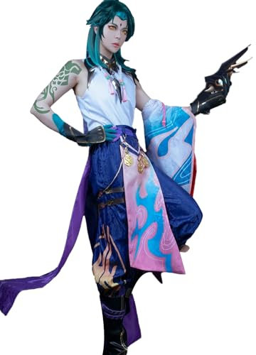 OSIAS Genshin Impact Alle Charaktere Cosplay Outfit Xiao Kostüm(XXL)