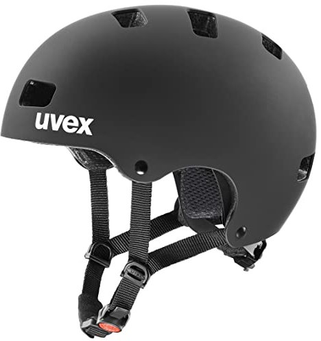 uvex kid 3 cc - robuster Fahrradhelm für Kinder- individuelle Größenanpassung - optimierte Belüftung - black matt - 55-58 cm