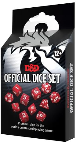 D&D Official Dice Set (7 Dice Set)