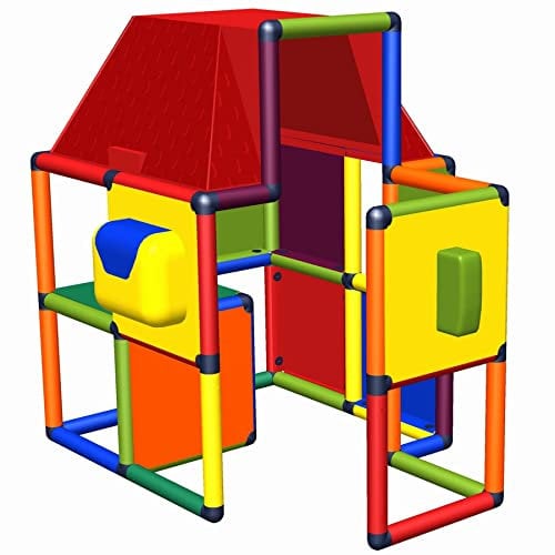 Move and stic Spielhaus Guido Kletterhaus Versteck mit festen Dach + Telefon und Briefkasten Multicolor 6965