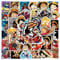 Yangsiw One Piece Anime Stickers - Cute Vinyl, Waterproof for Laptop, Phone, Cars, Skateboard, Suitcase, Guitar, Pad, Scrapbook - 50pcs