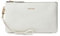 DORIS&JACKY Clutch aus Ziegenleder, mit Handgelenk, niedlich, klein, mit Riemen, Weiss/opulenter Garten, Middle, Ziegenleder weiß