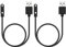 2-teilig USB Ladekabel Kompatibel mit XPLORA XGO2 Ersatz Ladegerät Dockingstation Adapter Smartwatch Zubehör 60 cm Länge Schwarz