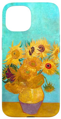 Hülle für iPhone 15 Van Gogh Sonnenblumen Moderne Kunst Malerei