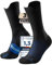 Chaussettes de Compression en Bambou pour Course, Randonnée, Cyclisme, Entraînement, Coolmax (FR/ES, Numérique, 42, 47, Taille normale, Taille normale, Noir Bleu)