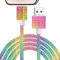 Vofolen USB A zu Ladekabel iPhone[1.2m 60W] Schnellladekabel mit Bling Funkelnder Diamant USB A zu iPhone Ladekabel für iPhone 14 13 12 11 Pro Max XS XR X 8 7 6 5 SE,iPad,Frauen Bunt