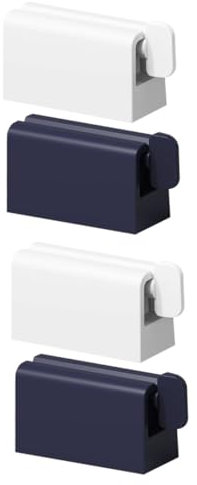 IWOWHERO 4stücke Zahnpasta Spender Automatischer Zahnpasta Quetscher Für Badezimmer Kinderfreundlich Und Einfach Zu Reinigen Für Präzises Dosieren Ohne Verschütten Für Zahncreme Und