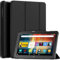 Fire HD 8 Tablet Hülle (12./10. Gen, 2024/2022/2020), Nicht passend für Samsung TCL, TrendGate Smart Faltbarer PU-Leder Hülle mit Auto Schlaf/Aufwach für Fire HD 8/Plus/Kids/Pro Tablet - Schwarz