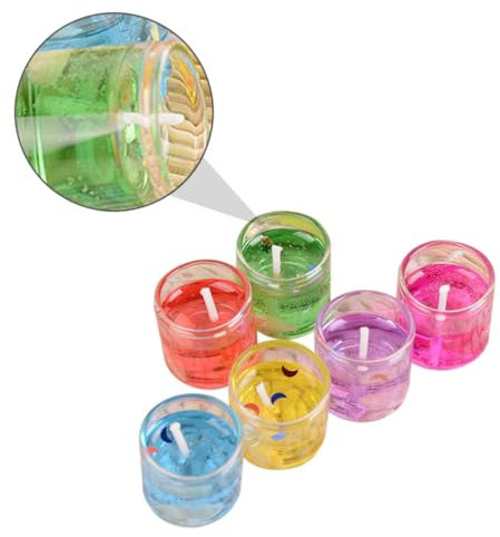 SEWOART 6er Satz Kleine Duftkerzen Tischdekorationskerzen Für Hochzeit Bunte Minikerzen Ohne Duft Geschenkidee Für Frauen