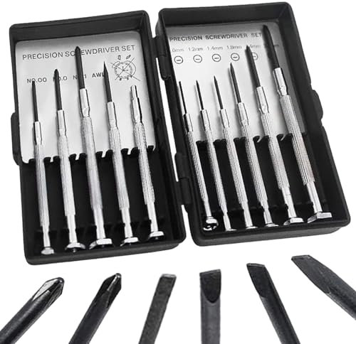 BondEron 11 in 1 Mini Precision Screwdriver & Screwdriver Set, Magnetic Precision Mechanic Tool for Watchmakers Glasses Repair On the Go