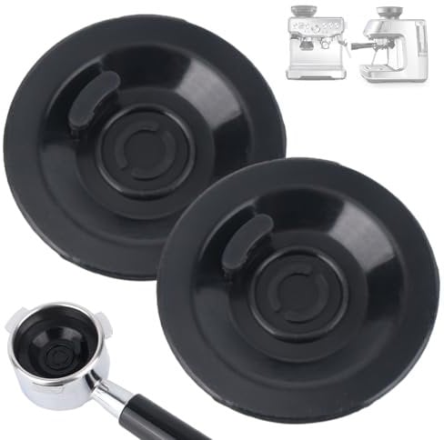 BOXOB 2pcs Espresso Cleaning Disc, 54mm Silicone Backflush Cleaning Tablets kit for Sage Breville Espresso Machines BES870XL/ BES878BSS/ BES880/ BES840XL/ BES810BSS & More