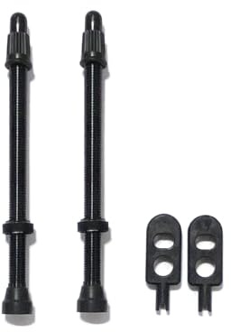 Hutchinson – Tubeless Valves – Universal – Conical – Waterproof & Durable – Compatible Road/Gravel/eBike/MTB – 80mm x2