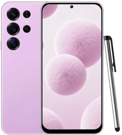 LilCost 4G Smartphone Unlocked, Android 12.0 Mobile Phones 6.6'' HD+ Screen, 4GB+32GB ROM/256GB SD, 4G Dual SIM Dual Camera, Face ID+WIFI+BT+FM+GPS+OTG (L25Ultra-Pink)