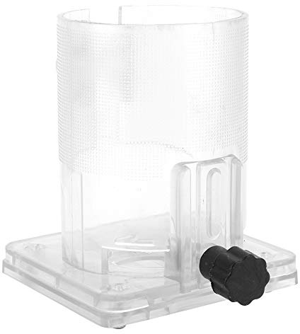 Aramox Einhandfräse Zubehör Für Katsu Oberfräse Trimmer Router Transparente Basis, Premium -PC -Material, Sicherer Anpassungsknopf, Präzisionsholzbearbeitung für Alle Skill Level (Standard)