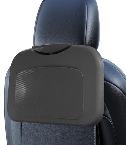 Jiimhte Tablette pour Siège Auto | Bureau Pliable Pour Voiture Avec Porte-Gobelet,Bureau Portable Arrière Pour Repas, Ordinateur Portable, et Adultes
