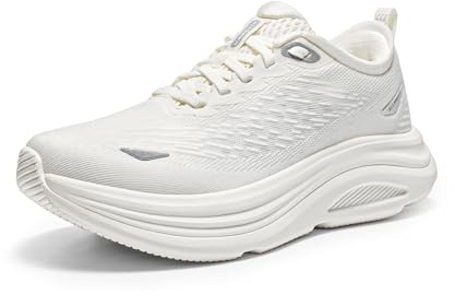 ALLSWIFIT Women's Walking Shoes Running Tennis Sneakers,White,8