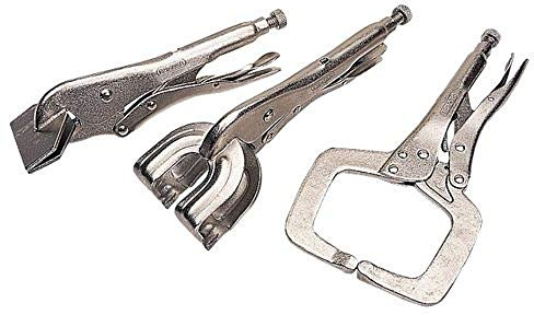 Draper 33836 Self Grip Clamp Kit, 3 Pieces , Blue