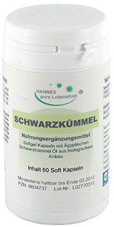 SCHWARZKÜMMEL KAPSELN 60 St