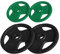 GORILLA SPORTS® Hantelscheiben - Einzeln 1,25-25kg / Set 30kg, 50mm, Gummi, mit Griff - Gewichte Hantel, Weight Plates, Gewichtsscheiben, Olympia Hantelscheibe, Langhantel Scheiben, Fitness Gewichte