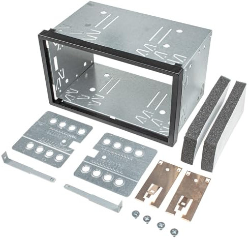 tomzz Audio 2400-008 2DIN Doppel DIN Metal Rahmen Einbauschacht Radioblende Einbausatz Einbaurahmen