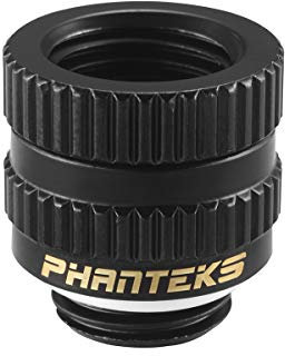 PHANTEKS Glacier M-F Drehadapter gerade G1/4 Zoll AG auf G1/4 Zoll IG - schwarz