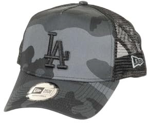 New Era Los Angeles Dodgers MLB Camo Team A-Frame Adjustable Trucker Cap - One-Size
