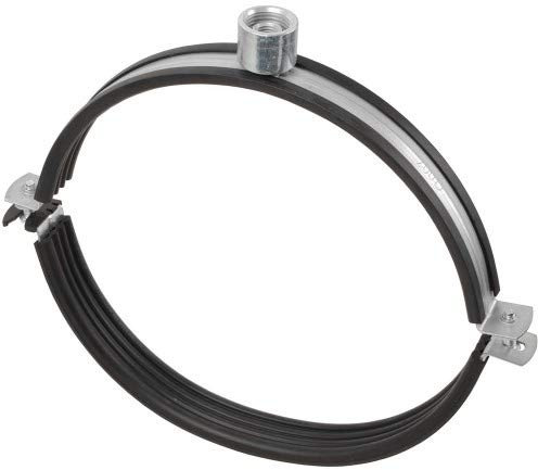 qpool24 - 2 Stück Lüftungsrohrschellen 4x-Anschluß mit Dämmung Größe 150 mm EPDM Schwarz