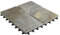 Floordirekt Naturstein Schiefer Fliesen 30x30cm, 1 Stück = 0,09m² Terrassenfliesen, Klickfliesen, Balkonfliesen - Bodenbelag für Balkon & Terrasse - wetterfest mit Drainagefunktion | rostiger Schiefer